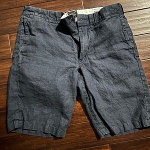 J. Crew Baird McNutt Linen Shorts Stanton Blue - Men’s